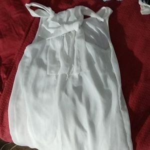 Pretty white summer dress